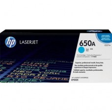 Genuine HP #650A Cyan Toner Cartridge